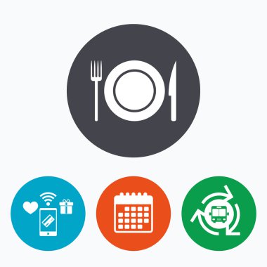 Gıda işareti simgesi.  