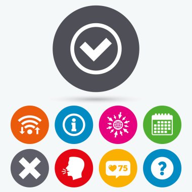 bilgi simgeleri. soru SSS sembolü.