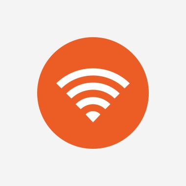 WiFi işareti. kablosuz simgesi.  