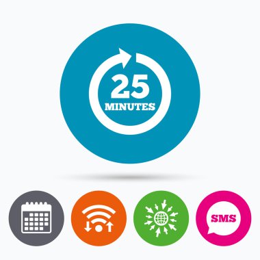 Her 25 dakika işareti simgesi 