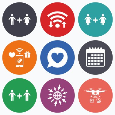 Çift simgesi tr. Eşcinsel ve lezbiyen 