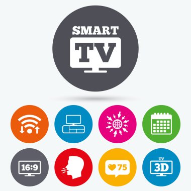 Akıllı Tv modu simgesi.  