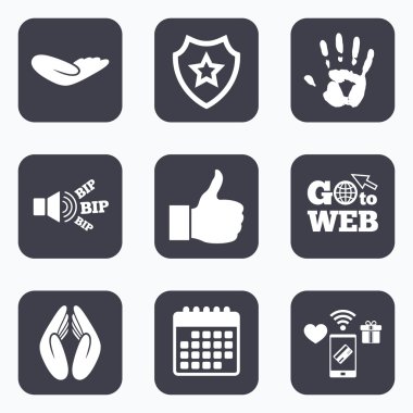 El simgeler. Başparmak gibi  