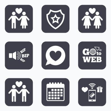 Çift simgesi tr. Eşcinsel ve lezbiyen 