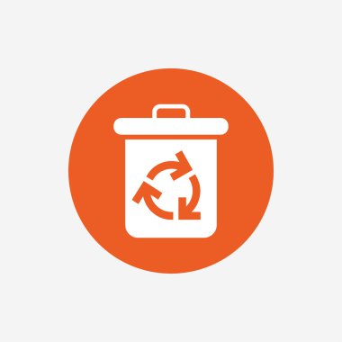 geri dönüşüm kutusu simgesi. sembol azaltmak veya yeniden.