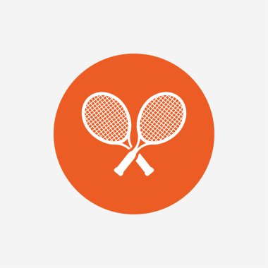 Tenis raketleri işareti simgesi 