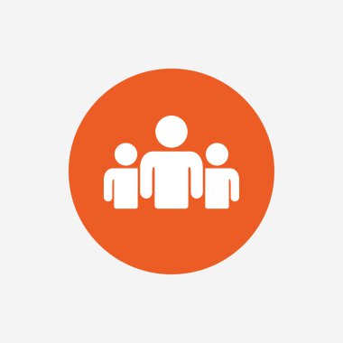 Grup insanlar işareti simgesi.  