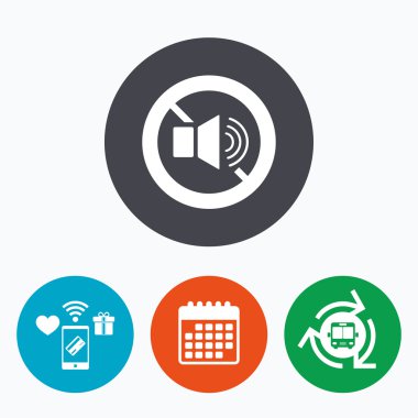 Hoparlör ses işareti simgesi.  