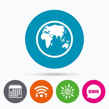 Küre işareti simgesi.  