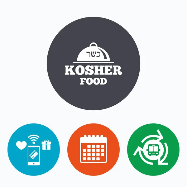 Signo de producto alimenticio Kosher — Archivo Imágenes Vectoriales