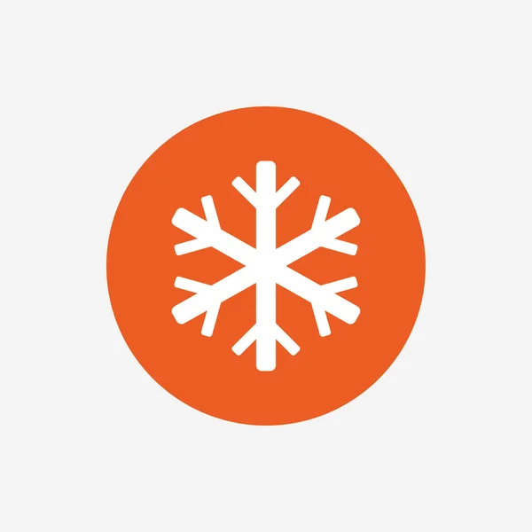 Ícone de sinal de ar condicionado. Símbolo do floco de neve . — Vetor de Stock