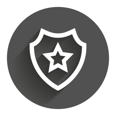 Yıldız simgesi ile kalkan. En sevdiğim koruma.