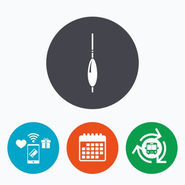 Balık tutma işareti simgesi. 