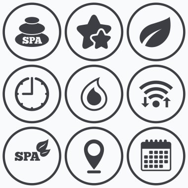 Spa simgeler taşlar.  