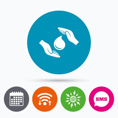 Su işareti simge kaydetmek. 