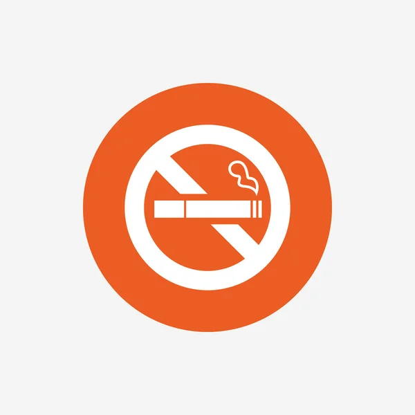 Ikonen för rökförbud. — Stock vektor