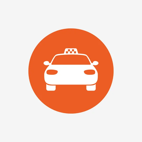 Taxi auto teken pictogram. Openbaar vervoer-symbool. — Stockvector