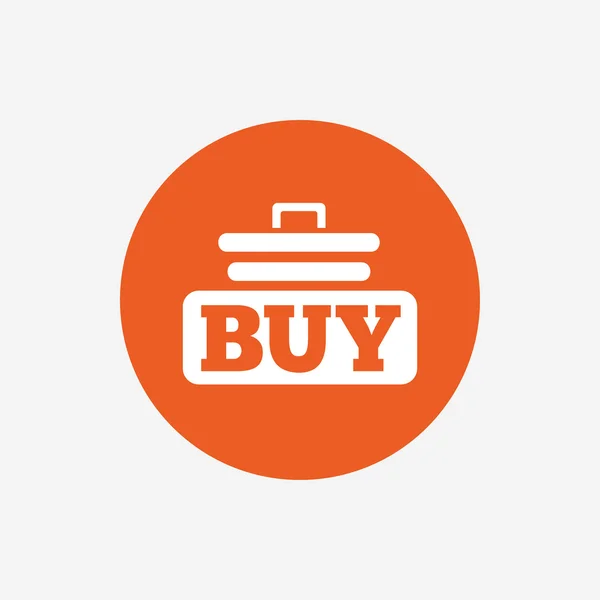 Acheter icône signe. bouton panier d'achat en ligne . — Image vectorielle