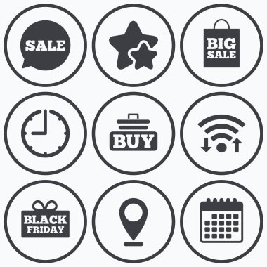 Satılık konuşma balonu simgeler. Sepeti sembolü satın