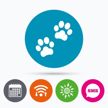 pençe işareti simgesi.  