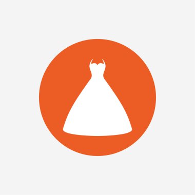 düğün elbise işareti simgesi. 