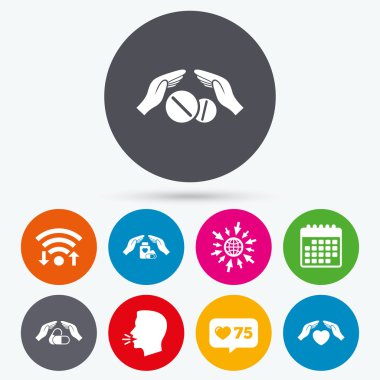 eller sigorta simgeler.  