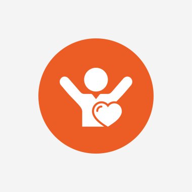 Hayranları sevgi simgesi.  