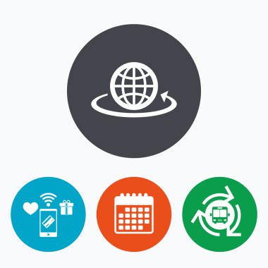 Küre işareti simgesi.  