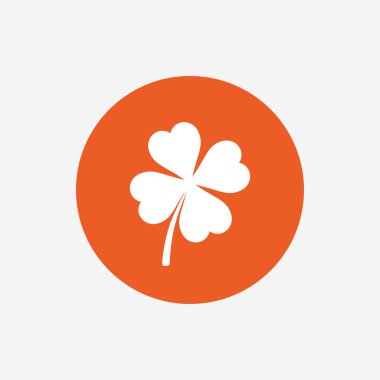 yonca dört yaprak işareti ile. 