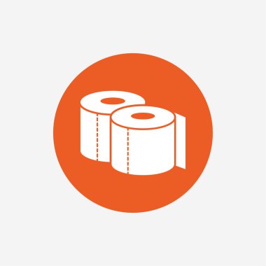 Tuvalet kağıtları işareti simgesi. 