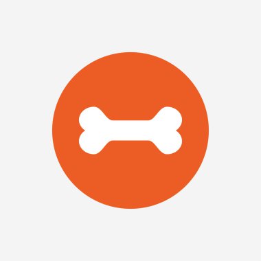 köpek kemik işareti simgesi. 