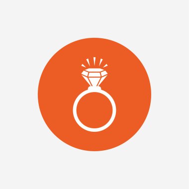 Yüzük işareti simgesi.  