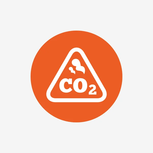 Signo de fórmula de dióxido de carbono CO2 — Vector de stock