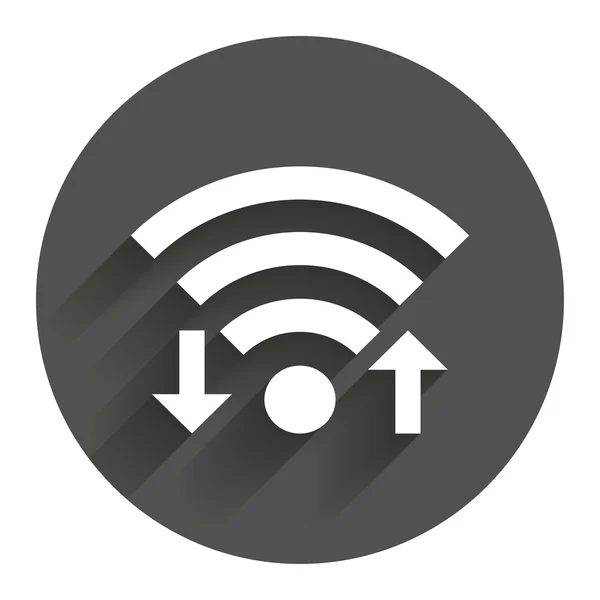 Wifi tanda. Simbol Wi-fi . - Stok Vektor