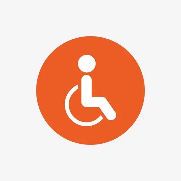 Disabled sign icon. — Stock Vector