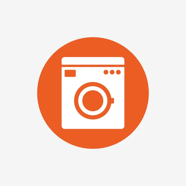 Icono de lavadora. — Vector de stock