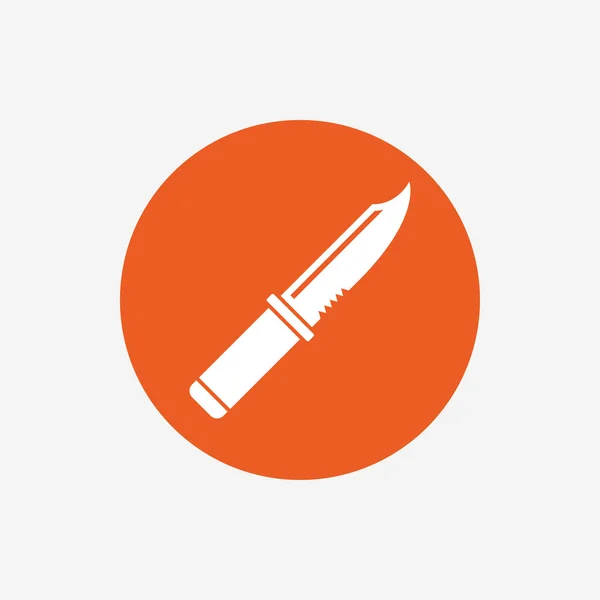 Icono de signo de cuchillo . — Vector de stock