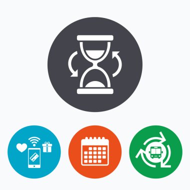 kum saati işareti simgesi.  