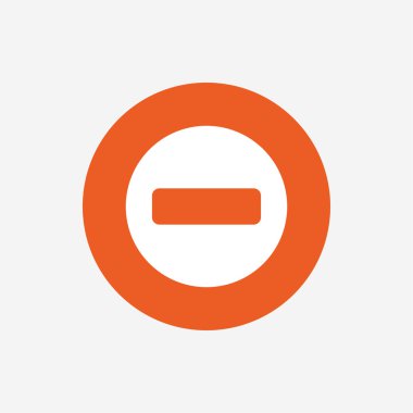 işareti simgesini dur. yasak sembol.