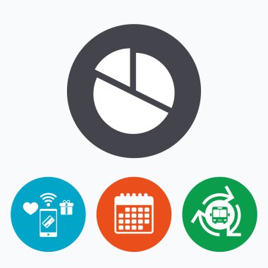 Pasta grafiği grafik işareti  