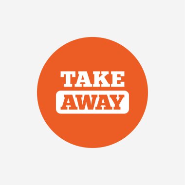 Take away işareti simgesi.  