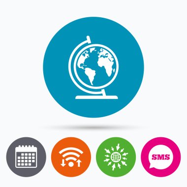 Küre işareti simgesi.  