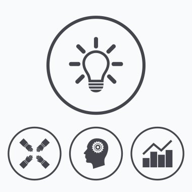 Lamba fikir. Grafik grafik diyagramı.  