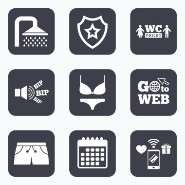 Yüzme Havuzu simgeler. 