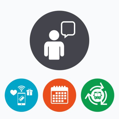 sohbet işareti simgesi. konuşma balonu sembolü.