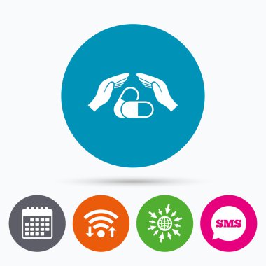 Tıbbi Sigorta işareti.  