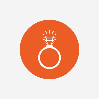 Yüzük işareti simgesi.  