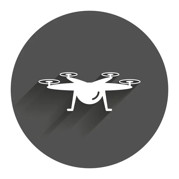 Drone icon. Quadrocopter symbol. — Stock Vector