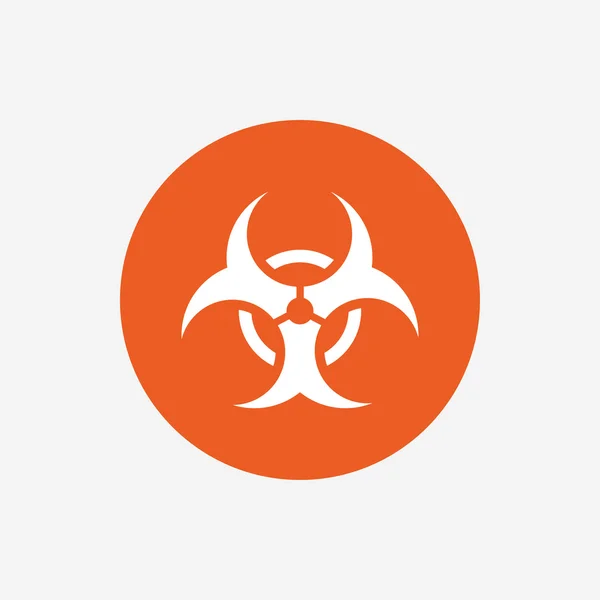 Biohazard sign icon. Danger symbol. — Stock Vector