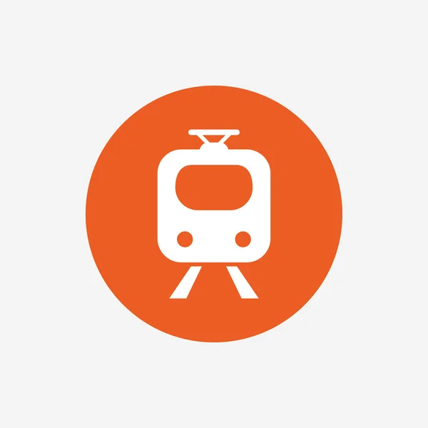 Signo del metro icono . — Vector de stock